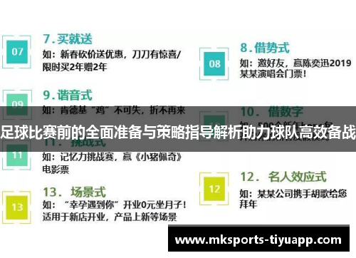 足球比赛前的全面准备与策略指导解析助力球队高效备战